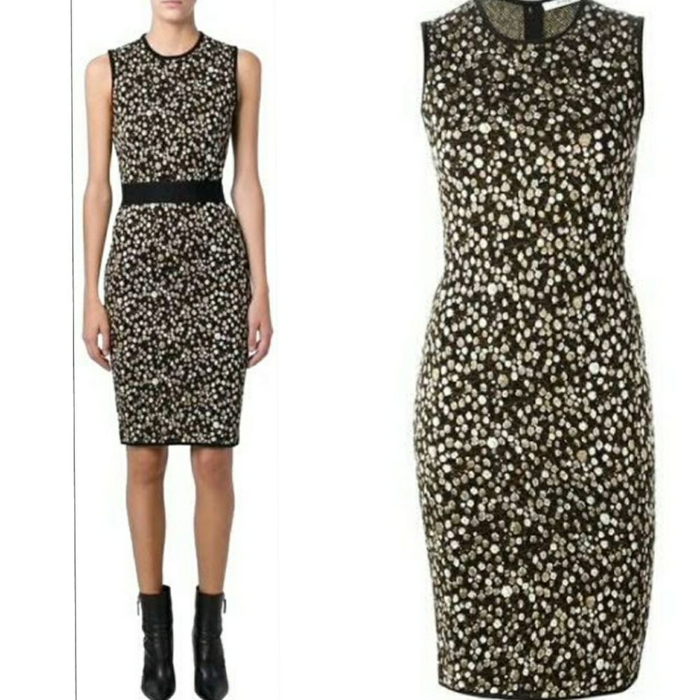 Givenchy Floral Intarsia Sweater Dress